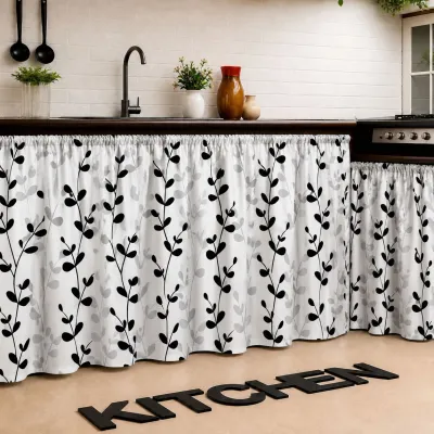 Gorden Kolong Dapur Minimalis Uk 100 x 70 cm Bonus Tali