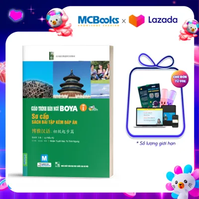 Giáo Trình Hán Ngữ Boya Sơ Cấp 1 - Sách Bài Tập Kèm Đáp Án - MCBooks