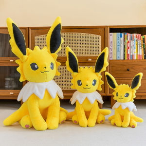 ZEEMIN anime Pokemon Jolteon Kawaii Vaporeon 80CM Plush Doll Girl PP Cotton Stuffed Toys Soft sofa ornaments Toy dolls Decoration Gift
