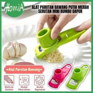 Alat Parutan Bawang Putih Merah Instan / Garlic Grater Grinder / Alat Penghalus Bawang - HOMIA
