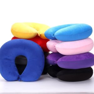 2024 foam particle sleeping pillow cervical spine pillow neck pillow outdoor neck pillow nap pillow u-shaped pillow travel pillow