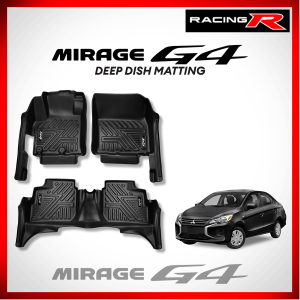 Mitsubishi Mirage G4 Sedan 2012 to 2026 OEM / EXCELLENT Deep Dish Matting Thailand Quality Car Accessories
