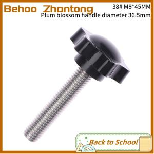 Behoo 2PCS Industry Equipment M6 M8 M10 38# Thread Star Shaped Clamping Bolt Knob Bakelite Plastic Head Handle Screw