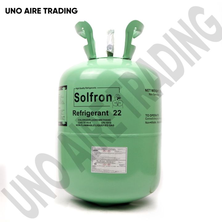 R22 Freon Refrigerant Tank SOLFRON ORIGINAL for Airconditioning 13.6kg ...