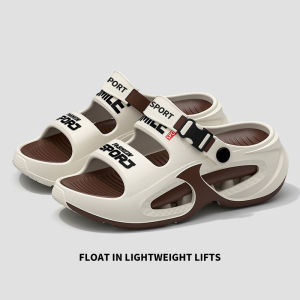 [Free Shipping] MenS Summer New Trendy Sports Sandals Thick-Soled Height-Increasing Non-Slip Wear-Resistant Outdoor Slippers Dual-Use For Driving