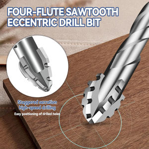 3-12mm Four-Edged Tungsten Steel Serrated Bit Concrete Drill Bit Set Ceramic Tile Drill Glass Drill Bit For Concrete Marble Granite And Glass Walls