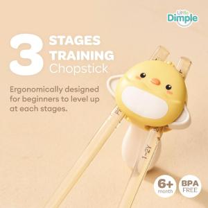 Little Dimple 3 Stages Training Chopstick Sumpit Makan Bayi