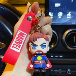 🇸🇬【SG】🇸🇬Cartoon Cartoon Iron Man Pendant Spiderman Doll Keychain Keychain Pendant Car Key Ring Bag Pendant Doll Gift