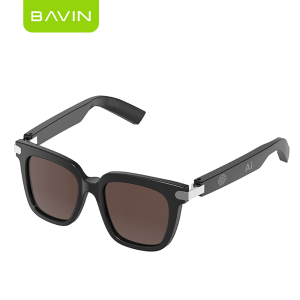 BAVIN BA101 Ai Smart Translation Sunglasses BT 5.4 w/ 130+ Languages Open-Ear Hi-Fi SoundUV Protection & Touch Control
