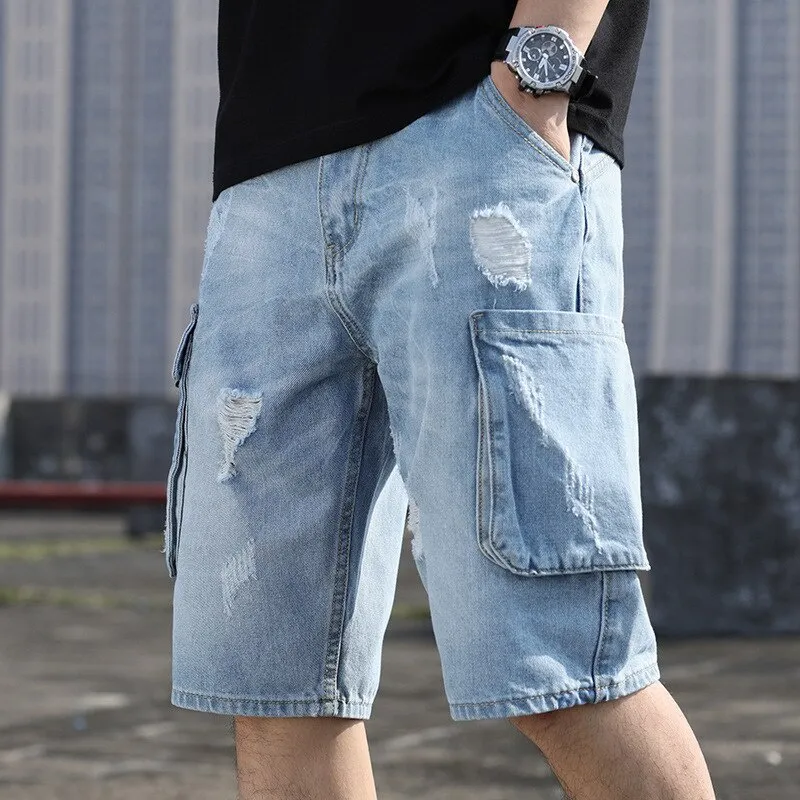 Casual Shorts Short Jeans Pants For Mens Mens Shorts Summer Loose