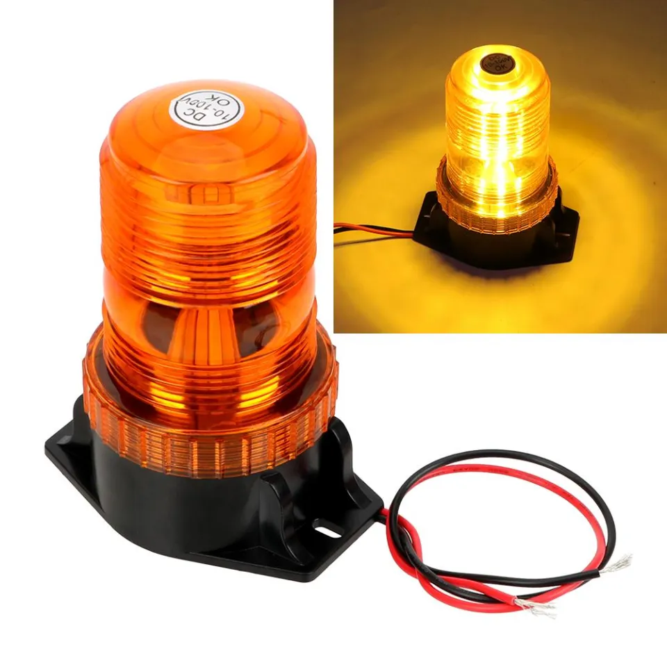 Flash Beacon LED Strobe Flashing Light Strobe Emergency Lamp DC 12