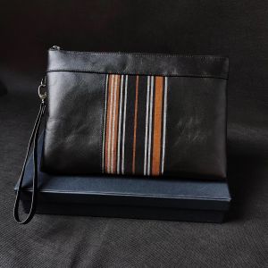 Clutch Bag Kulit Sapi XZ3 Tenun Lurik Tas Tangan Handbag SSCO
