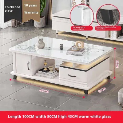 Light Luxury Coffee Table Modern Tea Table Simplicity Living Room Table Combination Table
