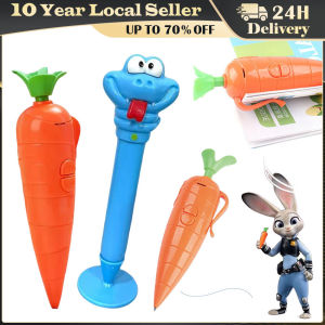 Zootopia Carrot-shaped Ballpoint Pen Carrot Voice Recorder Cute Stationery Small Student Voice Recorder Kids Birthday Gift Toys