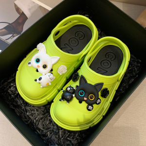 LEAShop รุ่นใหม่แนะนำ⛅️ รองเท้าแฟชั่น รองเท้าแตะผู้หญิงแบบสวมดีไซน์น้องเหมียวสุดน่ารักมี2สีให้เลือกปังๆ ช้าหมดอดแน่นอน⚡️ รองเท้าพื้นนุ่มใส่สบาย ห้ามพลาดนะสาว🔥