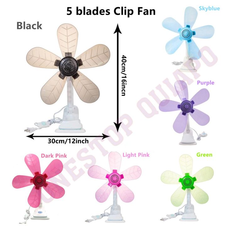 [CRF.store] Portable Clip fan Five Wings five blades . | Lazada PH
