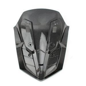 Kaly 1PC Carbon Fiber Printed ABS Plastic Windshield Wind Screen Inner Pannel Trim Cover For YAMAHA NMAX155 2020 6B2Z9