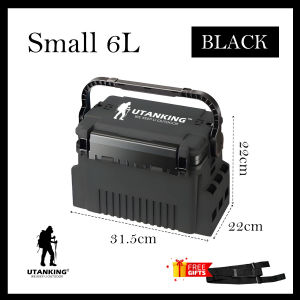 UtanKing™ 2 Layer Fishing Box Tackle Box Storage Lure Rod Holder Tool Boxes Kotak Pancing Memancing