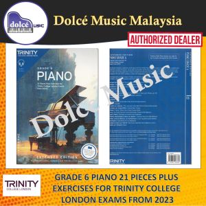 Trinity - Grade 1-8 Piano 21 Pieces Plus Exercises for Trinity College London Exams from 2023