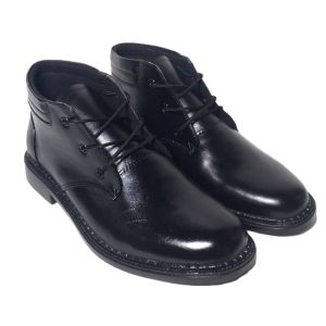 Sepatu Formal Pria Pakai Tali Kulit / Sepatu Bot Kerja Playboy Sol Dijahit Keliling Nyaman Elegan