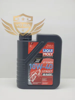 Nhớt tổng hợp cao cấp cho xe số côn tay Liqui Moly Street Race 10w40 4T SYNTH