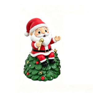 MAOMEI Nhựa Tượng ông già Noel Hoạt hình Sáng tạo Đồ trang trí để bàn chủ đề Giáng sinh Phong cách trang trí cho dịp lễ Lễ hội Tượng Ông già Noel Đồ trang trí để bàn