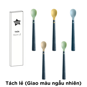 Thìa Ăn Dặm Tommee Tippee Softee Cho Bé Từ 4 Tháng - Set 5 Thìa Tách Lẻ (Giao Màu Ngẫu Nhiên)