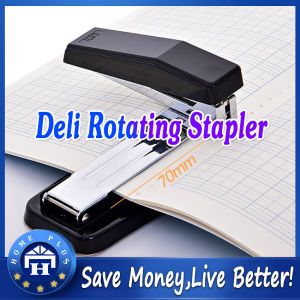 【Local delivery】 Stapler Paper Punch Craft Tool Notebook DIY Necessary Accessory Scrapbook Hole Punch Hole Puncher for Office School Home New Rotated-Head-Stapler