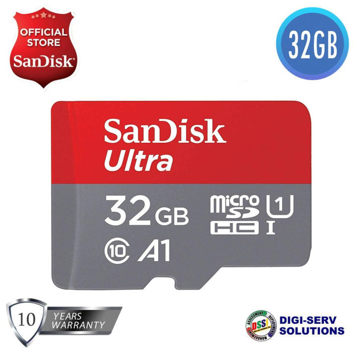 Sandisk Ultra microSD A1 series UHS-I Card ~ 32GB (SDSQUA4)
