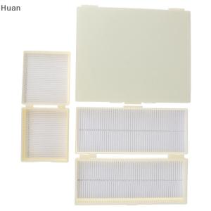🎄【Special price】Huan พลาสติก Microscope SLIDE BOX 25/50/100pcs กล่องเก็บของชีวภาพ
