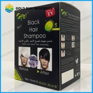10Pack/Box 25ml Original Black Hair Shampoo For Men&Women White Hair into Black Hair Shampoo DEXE