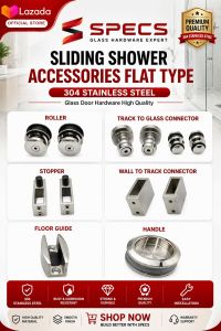 Stainless 304 Bathroom Mirror Type Sliding Shower Enclosure Set A-002