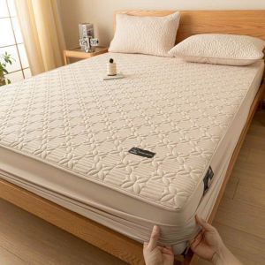 Bộ Ga Chống Thấm Cotton Đũi Bo Chun Bọc Nệm Cao Cấp Chính Hãng TOPAZ Nhập Khẩu Kèm 2 Vỏ gối Mang Lại Cảm Giác Dễ Chịu