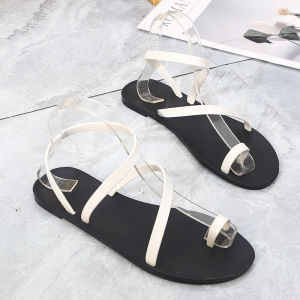 [Free Shipping] New Roman-Style Flip-Flops For Women Summer Non-Slip Outdoor Flat Sandals Simple And Versatile Beach Shoes