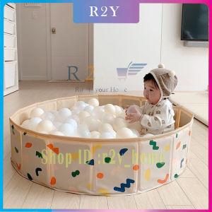 R2Y Kids Portable Play Pool Indoor Safe Play Paradise Seed Ocean Ball Compatible Playing Pool