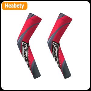 【2-3 days delivery】 Sunscreen Ice Silk Sleeve UV Sun Protection Cooling Anti-Slip Arm Sleeves Men Women Outdoor Sport Cycling Sleeve