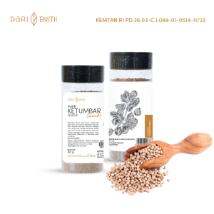 Dari Bumi Premium Organik Ketumbar Bubuk Rendah Gula 50g - Rasa Alami Halal