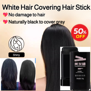💥【Say Goodbye to Gray Hair】💥White Hair Covering Hair Stick Comb-Shaped Coloring for Gentle Hair Dyeing Mild Formula That Does Not Damage Hair Naturally Black Hair Covers Gray Hair