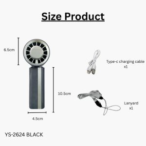 【NEW ARRIVAL🔥】Portable Cooling Mini Fan USB Rechargeable Handheld Fan Foldable Design For Daily Use