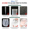 100 Túi Lọc Rác Bồn Rửa Chén Bát - Siêu Rẻ. 