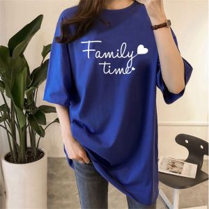[AMYGO] 2024 M-5XL Loose Tshirt Woman Plus Size Baju T shirt Perempuan Lengan Pendek T-shirt Women Murah Wanita Clothes