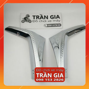 Ốp co bửng trước xe Nozza Grande năm 2014-2015-2016-2017-2018 - ốp 2 bên hông phụ kiện trang trí