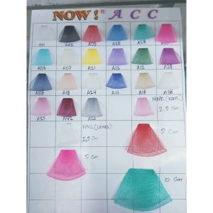 Bintang Makmur - Hardnet 5cm Yure Pita Jala Lembut Lemas 1 Roll