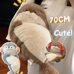 70CM Cute Seal Plush Toy Stuffed Doll Nap Pillow Hug Pillow Super Soft Birthday Gift for Girls