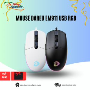 Chuột máy tính Gaming DAREU EM911 USB RGB