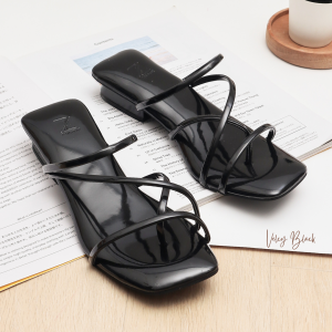 ZEMORA Velcy Sandal Heels Tali Wanita Hak 2 CM