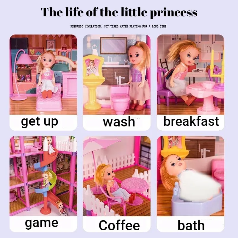 Barbie Doll House Baby Doll Free Games FREE LED Light Doll] Girls