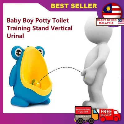 ⚡ ONE2DEAL ⚡ Baby Boy Potty Toilet Training Frog Children Stand Vertical Urinal