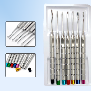 7 Pieces/set of Dental Tools Made of Titanium Alloy Material