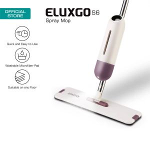 ELUXGO S6 Ultra-Absorbent Quick-Dry Spray Mop with Stain-Resistant Microfibre Cloth for All Floor